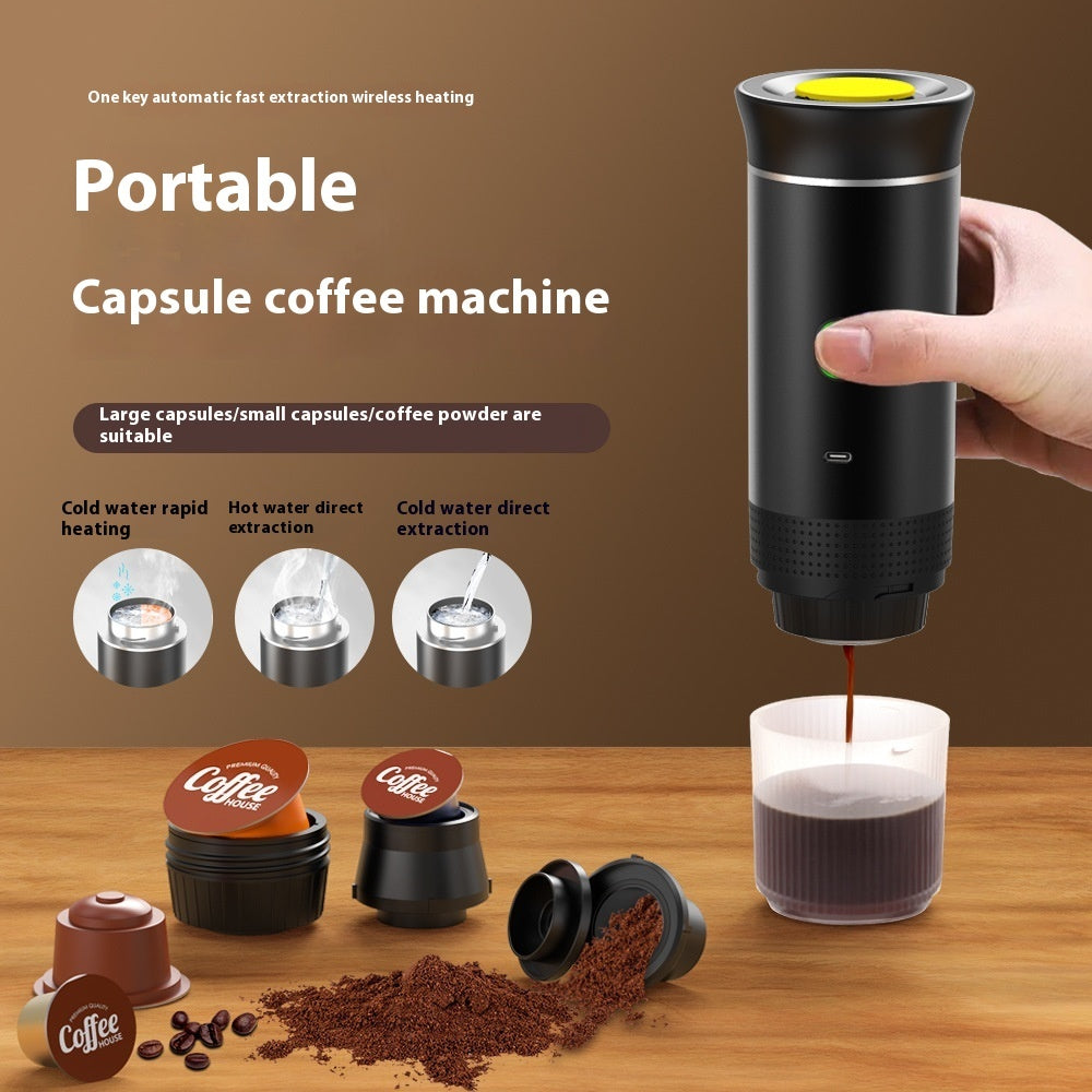 Electric Grinder Coffee Travel Handy 3 In1