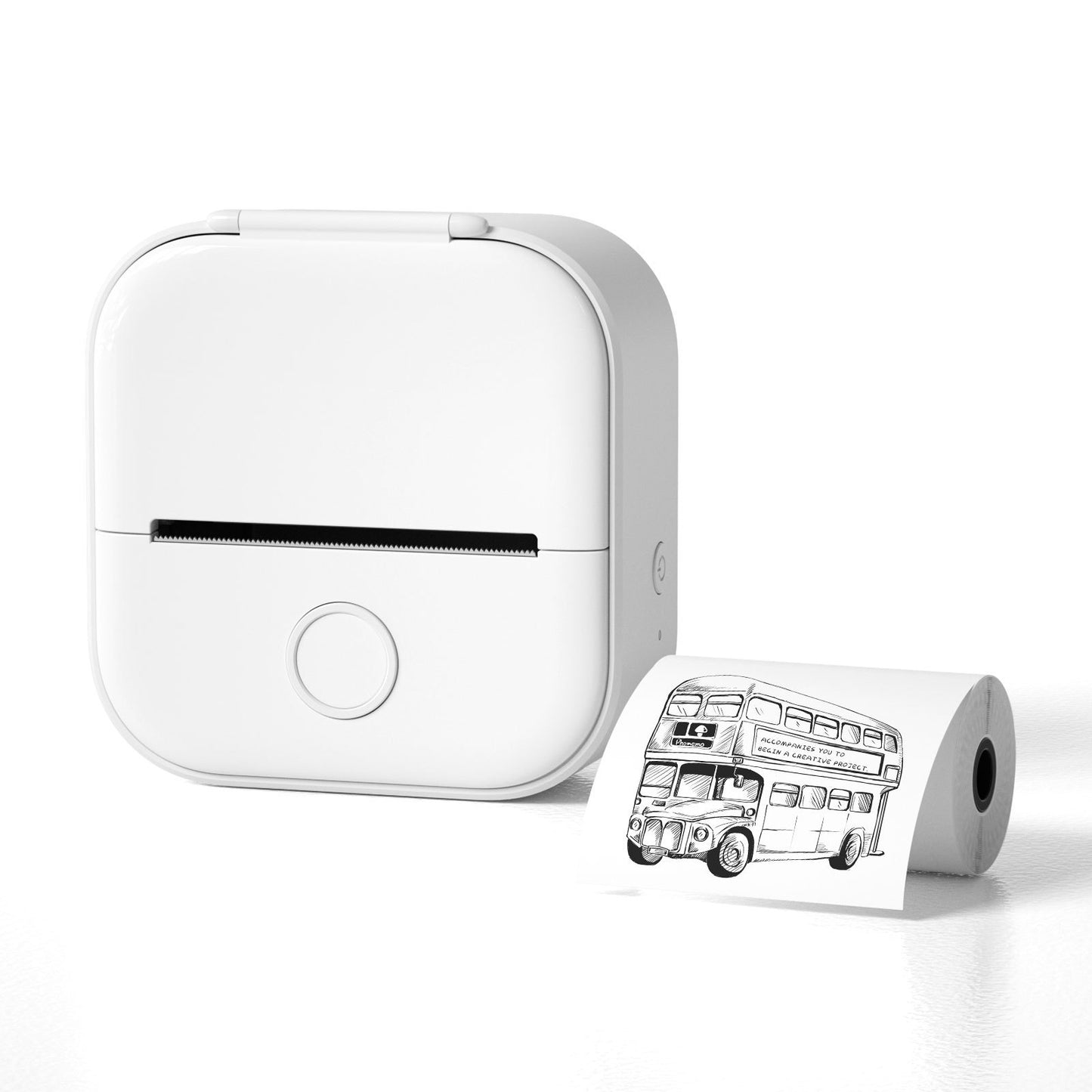 Portable Mini Thermal Label Printer, Bluetooth-compatible